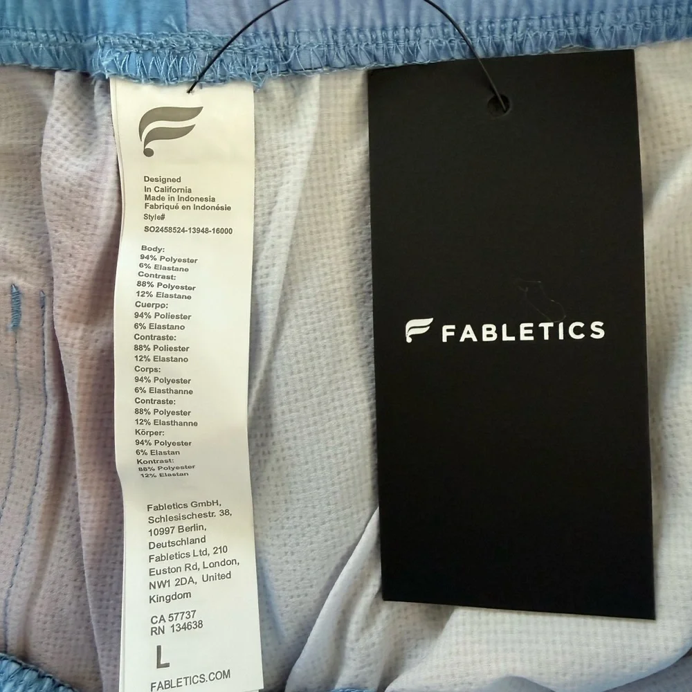 Fabletics The Cabana Short Sunset Vibes NWT Size L